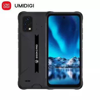 UMIDIGI BISON 2 PRO, Android 12, прочный смартфон, NFC, 8 ГБ + 256 ГБ, телефон, 48 МП Helio P90, тройная камера, сотовый телефон 6150 мАч