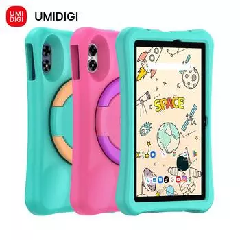 UMIDIGI G2 Tab детский планшет 6000 мАч Android 13 четырехъядерный процессор 4 ГБ 64 ГБ WIFI 6 10,1 дюймов детские планшеты для обучения 4+64G розовый