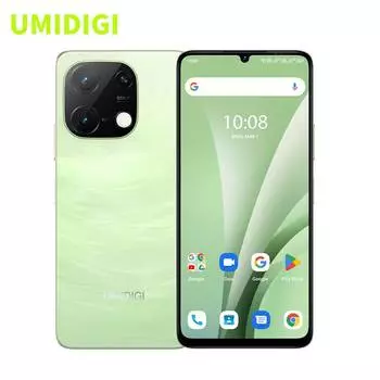 UMIDIGI G9C Смартфон 6.75” Android 14 NFC 90 Гц 6G 128G 50 МП AI-камера 5000 мАч AI Face Unlock Helio G36 Мобильные телефоны 6G+128G чёрный