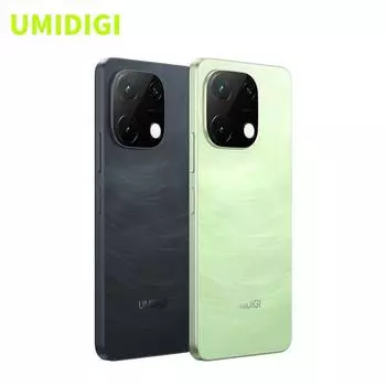 UMIDIGI G9T 6,75-дюймовый 90-Гц смартфон Android 14 сотовый телефон 4G 128G UNISOC T606 13-мегапиксельная камера AI 5000 мАч долговечный телефон 4G+128G зелёный