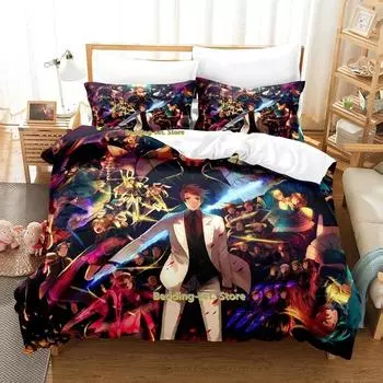 Umineko When They Cry Bedding Set Single Twin Full Queen King Size Bed Set Adult Kid Bedroom Duvetcover Sets Anime Bed Sheet Set 70x133cm 2pcs