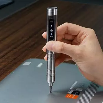 Умная беспроводная электрическая отвертка 800 мАч со сверлами, многофункциональные отвертки с управлением движением, гаджеты серебряный