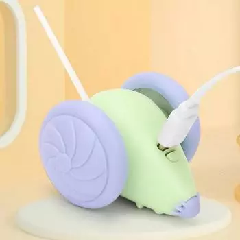 Умная игрушка для кошек, автоматическая движущаяся игрушка для кошек, автомобиль, перезаряжаемый через USB, забавная мышь для домашних животных, интерактивная игрушка для кошек и котят, электрические игрушки для мышей