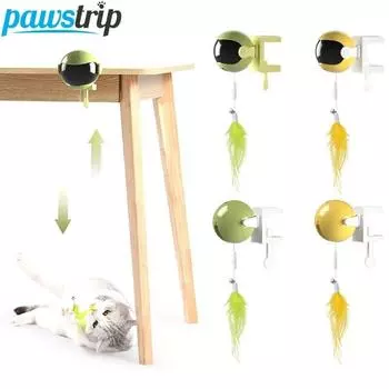 Умная игрушка для кошек, автоматический подъемный игрушечный кошачий тизер, интерактивный котенок, играющий в игрушки-головоломки, мяч для домашних животных, игрушка для кошек, товары для кошек зелёный