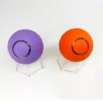 Умная интерактивная игрушка для кошек, автоматический движущийся прыгающий катящийся мяч для домашних кошек, котят для дрессировки кошек, самодвижущаяся игрушка для котят 3.2cm оранжевый