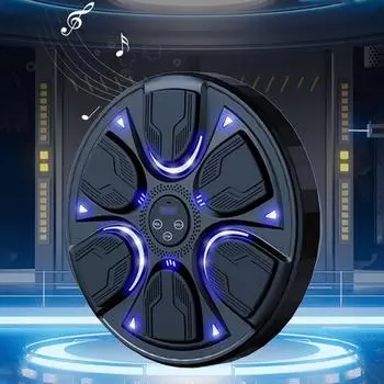 Умная музыкальная боксерская машина, электронная настенная мишень, интеллектуальная боксерская мишень, мешок с песком для детей и взрослых, домашний бокс, фитнес with Adult Gloves