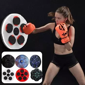 Умная музыкальная машина для бокса, настенная мишень, мешок с песком со светодиодной подсветкой, снятие стресса, тренировка с песком, настенная мишень для детей и взрослых B Just Machine