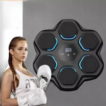 Умная музыкальная мишень для бокса, настенная подвеска для дома, для взрослых и детей, тренировочная реакционная стена, мишень для декомпрессии Санда