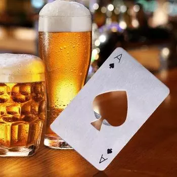 Умная покерная карта, домашняя кухня, бар, инструмент, открывалка для бутылок пива и газировки