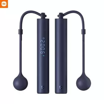 Умная скакалка Xiaomi Mijia, цифровой счетчик с приложением, регулируемый расчет калорий, профессиональная скакалка для спорта и фитнеса