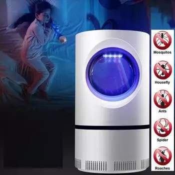 Умная USB-лампа для уничтожения насекомых с оптическим управлением мощностью 5 Вт белый