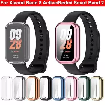 Умная защитная пленка для экрана, защитная оболочка для Xiaomi Band 8 Active/Redmi Smart Band 2
