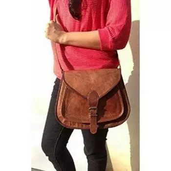 Умная женская сумка-мессенджер, прочная кожаная сумка-тоут, сумка через плечо 11 x 15 in коричневый