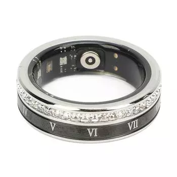 Умное кольцо BT многофункциональное IP68 водонепроницаемое титановое стальное кольцо счетчик шагов для мужчин и женщин свадьба 22.3mm/0.89in