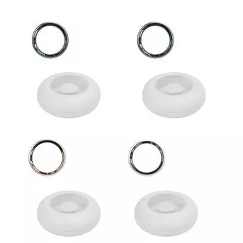 Умное кольцо фитнес-трекер мульти спортивные режимы водонепроницаемый жест управление камерой ультратонкий износ Black Type 12