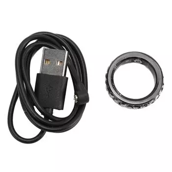 Умное кольцо с вращением на 360°, Bluetooth, водонепроницаемое, шагомер, фитнес-мониторинг, спорт, здоровье, тр 10 Inner Diameter 19.8mm/0.77i