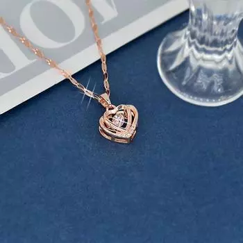 Умное ожерелье Love Simple Temperament High Sense для женщин с ключичной цепочкой