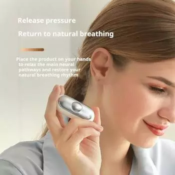 Умное портативное устройство для сна с режимами низкой/высокой частоты, компактное портативное перезаряжаемое устройство для снятия беспокойства синий