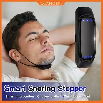 Умное устройство против храпа EMS Pulse Stop Snore Портативное удобное устройство для хорошего сна Stop Snore Health Care Sleep Apnea Aid USB