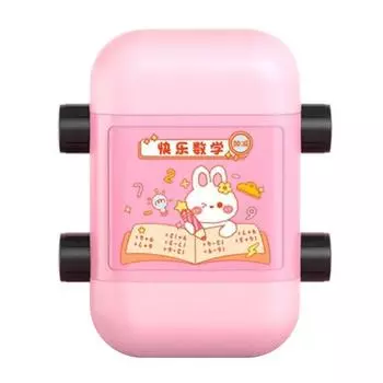 Умножение Деление Математика Роликовая Печать Обучающие Штампы Умные Инструменты Для Практики Математики Цифровой Штамп Addition Subtraction(Pink)