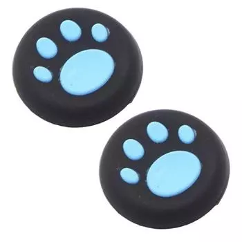 Умные 2 шт. мультяшная силиконовая ручка для большого пальца для PS3 One/360 синий