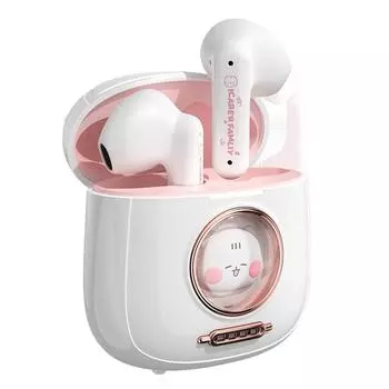 Умные беспроводные Bluetooth TWS игровые наушники-вкладыши для мобильных телефонов, очень маленькие, изысканные и портативные, подходят для музыки/игр/спорта розовый