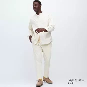 Умные брюки до щиколотки UNIQLO (2WAY эластичный хлопок) Длина ноги 64,5~70,5 см