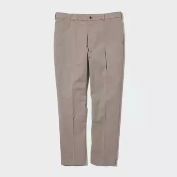 Умные брюки UNIQLO до щиколотки, эластичный в двух направлениях хлопок, длина по ноге, длина 76 см