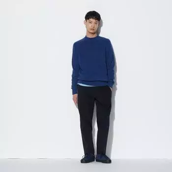 Умные брюки UNIQLO до щиколотки, эластичный в двух направлениях хлопок, длина брючин 64,5 70,5 см