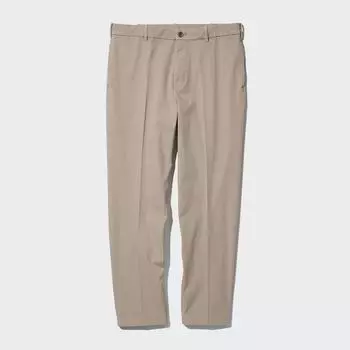 Умные брюки UNIQLO до щиколотки, эластичный в двух направлениях хлопок, длина по ноге, длина 76 см