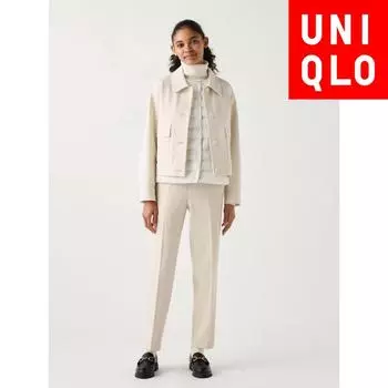 Умные брюки Uniqlo Japan Heattech 39 DARK BROWN/S