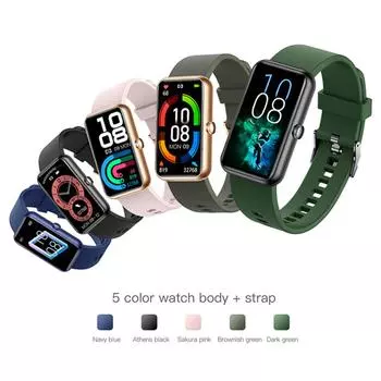 Умные часы, 38 мм, водонепроницаемость IP67, фитнес-умные часы для Android и IOS, встроенный GPS-трекер здоровья с пульсометром и отслеживанием сна чёрный