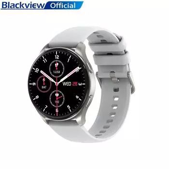 Умные часы Blackview X20, часы с AMOLED-дисплеем, Hi-Fi, Bluetooth, телефонные звонки, отслеживание здоровья и фитнеса чёрный