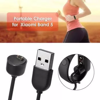 Умные часы браслет зарядный кабель для передачи данных зарядный провод для Mi Band 5 AU