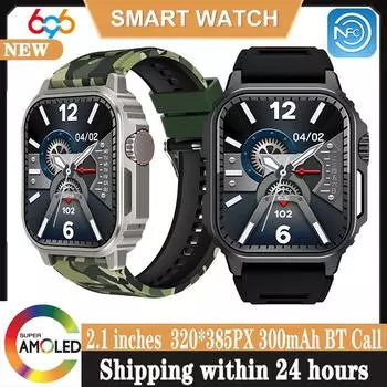 Умные часы для активного отдыха для мужчин 300 мАч NFC водонепроницаемые умные часы для женщин монитор сердечного ритма кислорода в крови спортивный фитнес-трекер браслеты