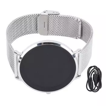 Умные часы для мужчин и женщин 1,3-дюймовый круглый сенсорный экран водонепроницаемый мониторинг сна счетчик шагов ультра