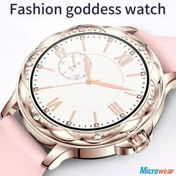 Умные часы для женщин, спортивные умные часы, оригинальные женские фитнес-браслет, наручные часы с функцией Bluetooth, контроль музыки, измерение артериального давления и кислорода