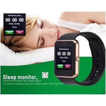 Умные часы GT08 Смартфон Часы с Bluetooth Мультяшный телефон чёрный