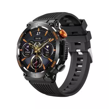 Умные часы HT17 для активного отдыха: Компас, аварийное освещение, большой экран IPS HD зелёный