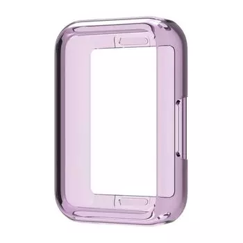 Умные часы Полный защитный чехол TPU Защитный чехол для часов для Samsung Galaxy FIT3 Аксессуары Transparent Purple