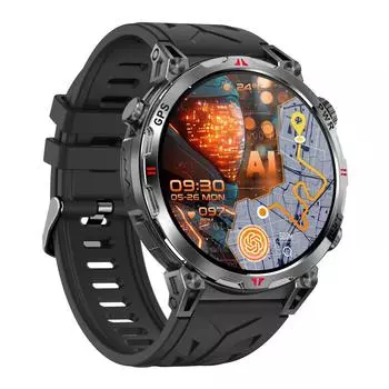 Умные часы Rainbuvvy KC93 GPS 1,56 дюйма AMOLED 480x480 BLE5.3 Bluetooth-звонок Водонепроницаемость 3 АТМ Множество спортивных режимов Модные спортивные часы