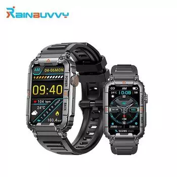 Умные часы Rainbuvvy KR88, 1,57 дюйма, Bluetooth, вызов, мониторинг сердечного ритма, сна, подсчет калорий, трекер здоровья, спортивные часы