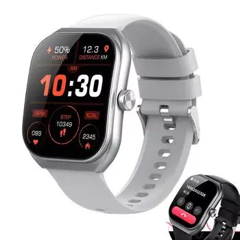 Умные часы с изогнутым экраном 2024 года: Звонки по Bluetooth, водонепроницаемость IP68, непрерывный мониторинг сердечного ритма и уровня кислорода в крови бронзовый