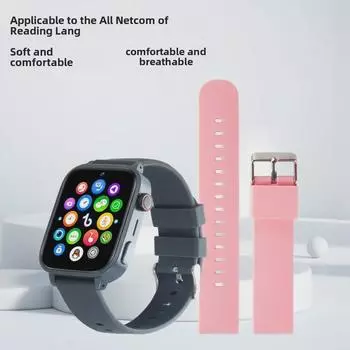 Умные часы с силиконовым ремешком, безопасные для детей, без игр, с полным доступом к сети и возможностью видеозвонков в формате HD Readboy All Network розовый