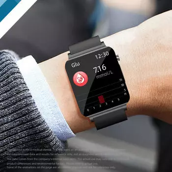 Умные часы шагомер IP67 водонепроницаемый вызов напоминание калории для пожилых людей Black