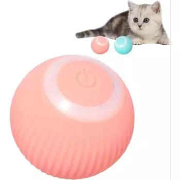 Умные игрушки для кошек, автоматический катящийся шарик, электрические игрушки для кошек, интерактивные игрушки для дрессировки кошек, самодвижущиеся игрушки для котят, аксессуары для домашних животных синий