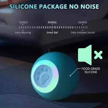 Умные игрушки для кошек, катящиеся мячи, автоматические катящиеся волшебные шары для помещений, электронные интерактивные игрушки для кошек, перезаряжаемые игровые мячи для кошек 4.5CM розовый