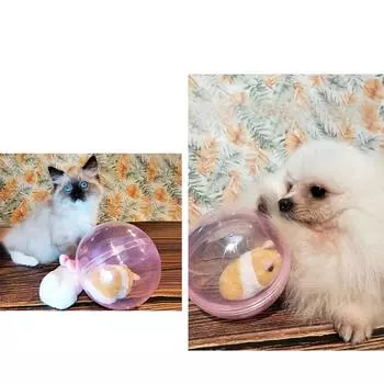 Умные шарики для кошек, катящееся колесо в форме кролика, самоходная игрушка для кошек в помещении, электронная умная самоходная игрушка 3-B