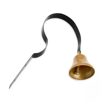 Умные старинные рождественские колокольчики, настенные, металлический колокольчик для обучения горшку, противозахватные дверные звонки, интерактивные игрушки для домашних собак белый