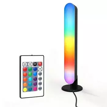 Умные светодиодные ленты с дистанционным управлением, музыкальная RGB настольная лампа, ночник для игр, ТВ, атмосфера, украшение, домашний декор 1PCS